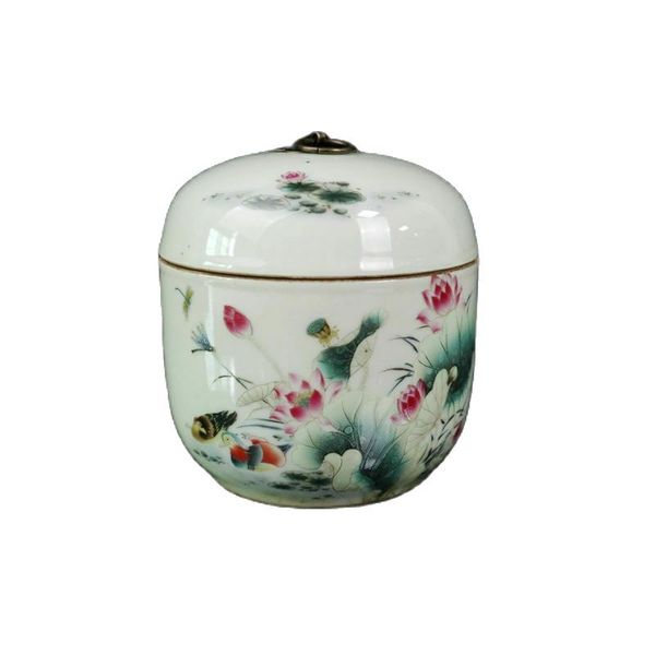 chinese old porcelain pastel mandarin duck bird pattern cover jar receiving tank cover can, Silver
chinese old porcelain pastel mandarin duck bird pattern cover jar receiving tank cover can, Silver