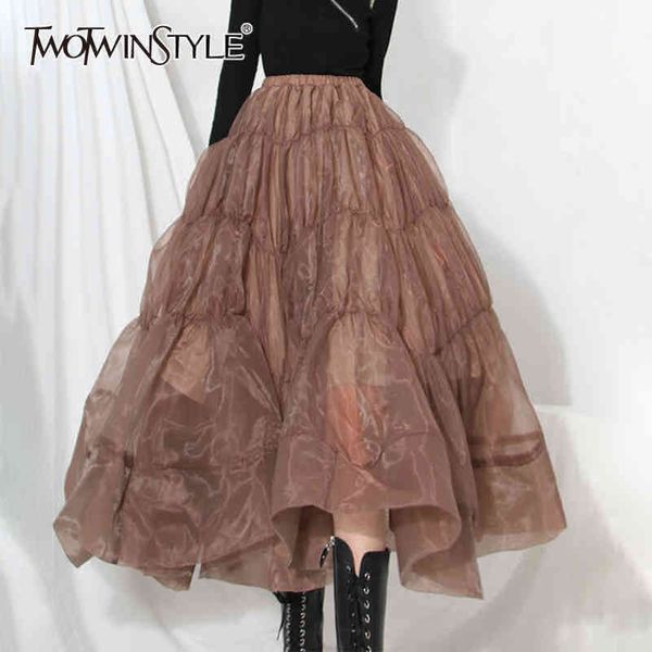 plus size solid skirt for women high waist patchwork ruffle midi skirts female fashion clothing spring 210423, Black
plus size solid skirt for women high waist patchwork ruffle midi skirts female fashion clothing spring 210423, Black