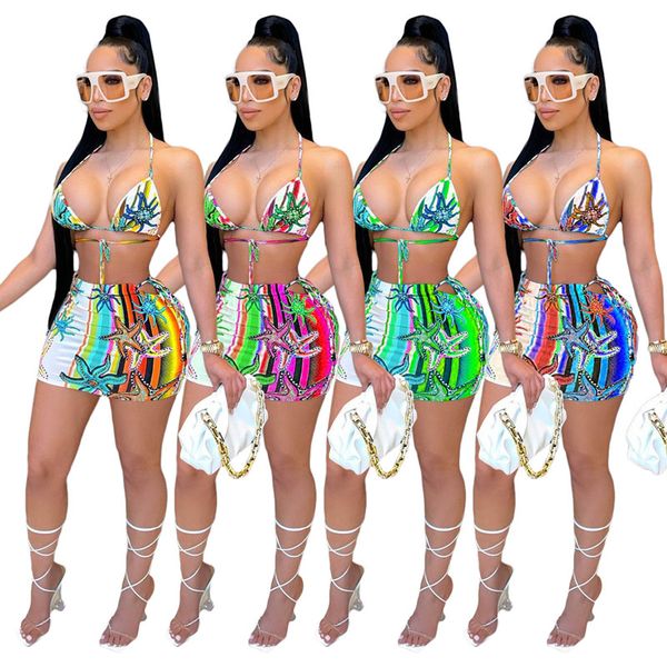 wholesale women bikinis sets 3 pieces summer shorts beach outfits backless crop bikini short pants y2k clothes dhl d26, White;black
wholesale women bikinis sets 3 pieces summer shorts beach outfits backless crop bikini short pants y2k clothes dhl d26, White;black