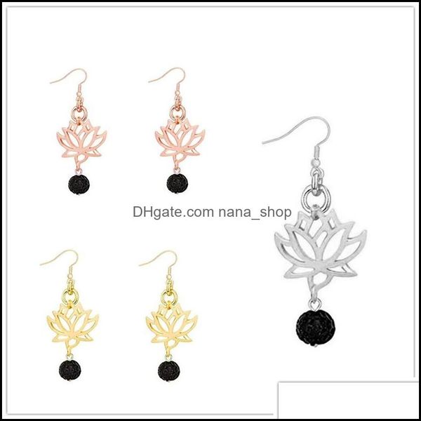 dangle chandelier earrings jewelry sier gold color black lava stone lotus diy aromatherapy essential oil diffuser dhw4h, Silver
dangle chandelier earrings jewelry sier gold color black lava stone lotus diy aromatherapy essential oil diffuser dhw4h, Silver