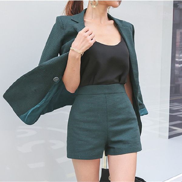 autumn slim tracksuit short suits double breasted plaid blazer & shorts women pant suits female 2 pieces set 2022, White
autumn slim tracksuit short suits double breasted plaid blazer & shorts women pant suits female 2 pieces set 2022, White