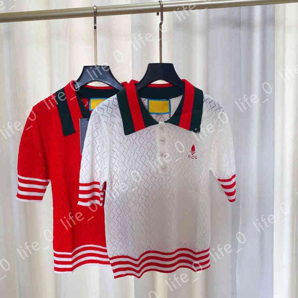 luxury designer polo t-shirt women summer logo print knitted polos cotton fashion brand crew neck, White
luxury designer polo t-shirt women summer logo print knitted polos cotton fashion brand crew neck, White