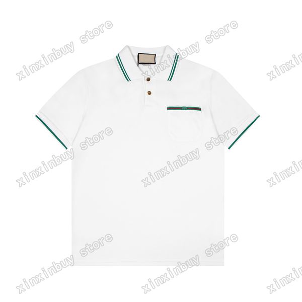 22ss men women designers t shirts tee strip embroidery short sleeve crew neck streetwear white black xinxinbuy xs
22ss men women designers t shirts tee strip embroidery short sleeve crew neck streetwear white black xinxinbuy xs