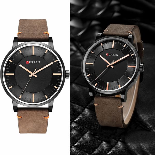 curren brand fashion unique design leather strap men watch sport casual waterproof quartz men wristwatch male clock, Silver
curren brand fashion unique design leather strap men watch sport casual waterproof quartz men wristwatch male clock, Silver