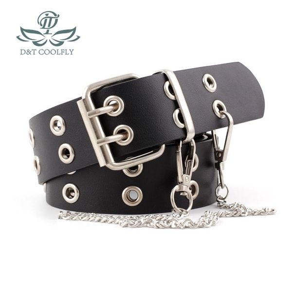 d&t fashion alloy women men belts chain luxury pu leather style pin buckle jeans chains decorative ladies retro casual punk 220402, Black;brown
d&t fashion alloy women men belts chain luxury pu leather style pin buckle jeans chains decorative ladies retro casual punk 220402, Black;brown