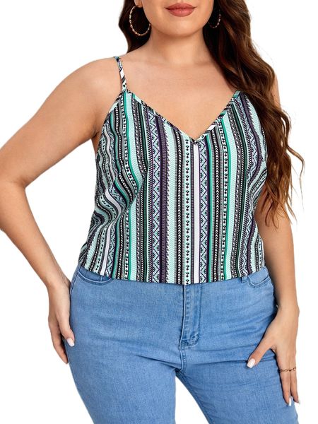 plus mixed print cami 63jb#, Black
plus mixed print cami 63jb#, Black