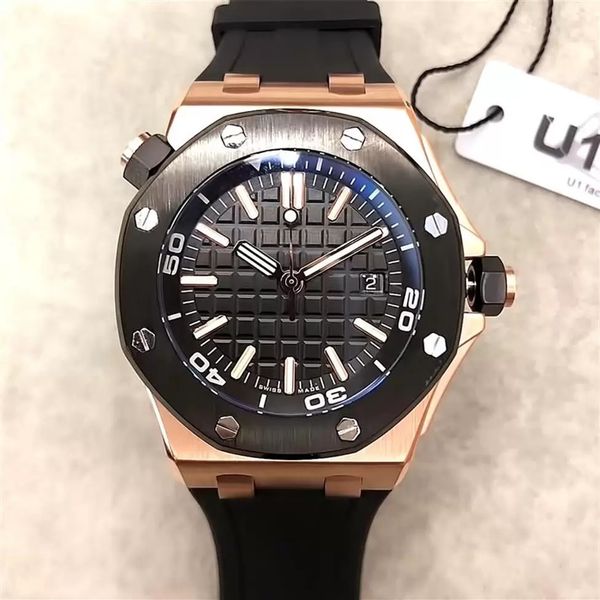 u1 grade mens automatic mechanical movement watches sapphire glass 5 atm waterproof rubber watchband texture dial diving royal super luminou, Slivery;brown
u1 grade mens automatic mechanical movement watches sapphire glass 5 atm waterproof rubber watchband texture dial diving royal super luminou, Slivery;brown