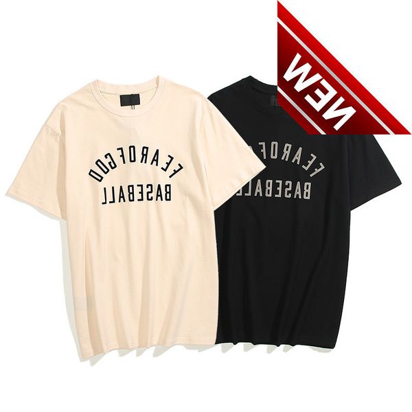 feel of god season flocking letter print short t-shirt fog european loose half sleeve for men and women, White;black
feel of god season flocking letter print short t-shirt fog european loose half sleeve for men and women, White;black