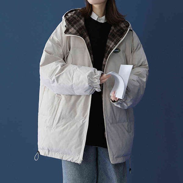 legible winter jacket women thick female jackets warm coat woman loose oversized parkas 211118, Black
legible winter jacket women thick female jackets warm coat woman loose oversized parkas 211118, Black