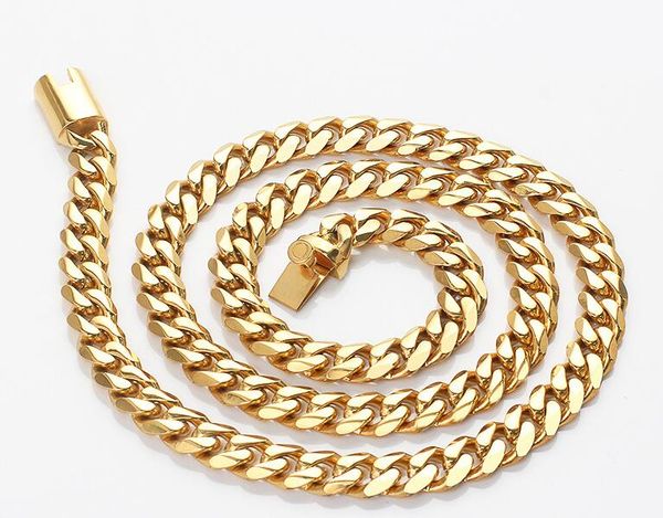 10mm men's chains 18k necklace with hexagonal polished gold plated chain 60cm insert, Silver
10mm men's chains 18k necklace with hexagonal polished gold plated chain 60cm insert, Silver