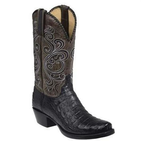 mens pu leather back cut cowboy boots western square toe boot boots classic boots casual fashion winter combat ka655290a, Black
mens pu leather back cut cowboy boots western square toe boot boots classic boots casual fashion winter combat ka655290a, Black