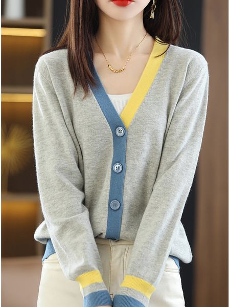 knitted sweater cardigan women autumn winter elegant vintage contrast color button v-neck cardigan female jacket rebecas, White;black
knitted sweater cardigan women autumn winter elegant vintage contrast color button v-neck cardigan female jacket rebecas, White;black