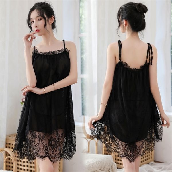plus size night dress pink lace off shoulder sling lingerie gown women gown sleepwear large home clothing 220329, Red;black
plus size night dress pink lace off shoulder sling lingerie gown women gown sleepwear large home clothing 220329, Red;black