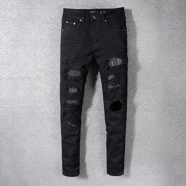 mens jeans angel print rip slim fit skinny star man pants streetwear for young guys biker denim stretch cult stretch motorcycle straight leg, Blue
mens jeans angel print rip slim fit skinny star man pants streetwear for young guys biker denim stretch cult stretch motorcycle straight leg, Blue