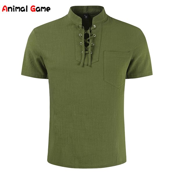 summer mens oversized tshirt casual linen laceup blouse standup collar fashion woman tshirts men220622, White;black
summer mens oversized tshirt casual linen laceup blouse standup collar fashion woman tshirts men220622, White;black