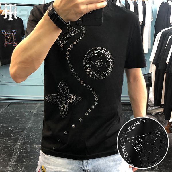 men's t-shirts designer special men's plus size fashion trendy brand pattern laser piece mercerized cotton european short sleeve t, White;black
men's t-shirts designer special men's plus size fashion trendy brand pattern laser piece mercerized cotton european short sleeve t, White;black
