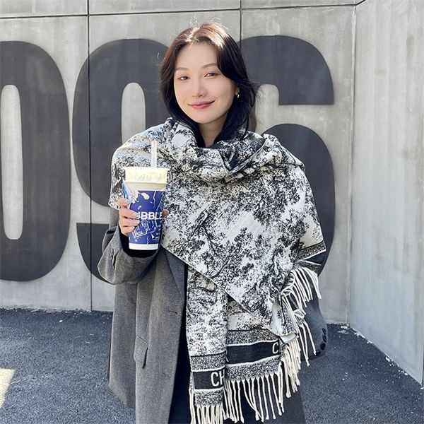 62% off 2022 autumn and winter new scarves zhao liying's same shawl women's imitation cashmere thickened scarf with tassels, Blue;gray
62% off 2022 autumn and winter new scarves zhao liying's same shawl women's imitation cashmere thickened scarf with tassels, Blue;gray