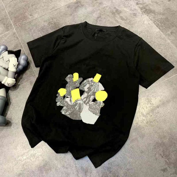 women's t-shirt cartoon burst print t-shirt style ba + men's and women's short sleeve fashion brand loose casual, White
women's t-shirt cartoon burst print t-shirt style ba + men's and women's short sleeve fashion brand loose casual, White