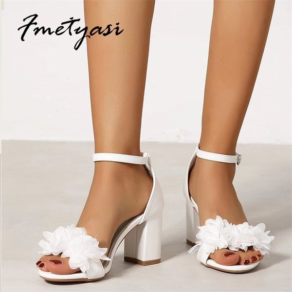 female sandals elegant flower ankle strap white chunky heel summer block high heels sandal bride shoes women's wedding pumps 220507, Black
female sandals elegant flower ankle strap white chunky heel summer block high heels sandal bride shoes women's wedding pumps 220507, Black