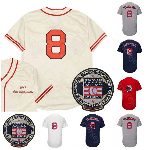 8 carl yastrzemski jersey vintage 1967 cream grey navy red white hall of fame patch size s-3xl all stitched, Blue;black
8 carl yastrzemski jersey vintage 1967 cream grey navy red white hall of fame patch size s-3xl all stitched, Blue;black