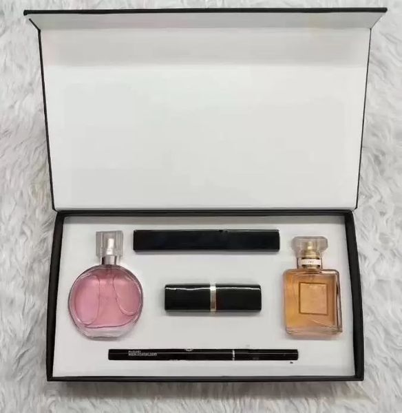 makeup set women lady perfume 15ml lipstick eyeliner mascara 5 in 1 with box fragrance cosmetics kit for holiday gift in stock
makeup set women lady perfume 15ml lipstick eyeliner mascara 5 in 1 with box fragrance cosmetics kit for holiday gift in stock