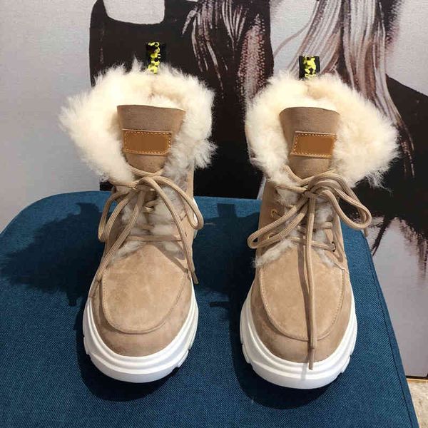 boots winter style sheepskin wool integrated fashion warm northeast snow boots thickened short tube student women's hpcc, Black
boots winter style sheepskin wool integrated fashion warm northeast snow boots thickened short tube student women's hpcc, Black