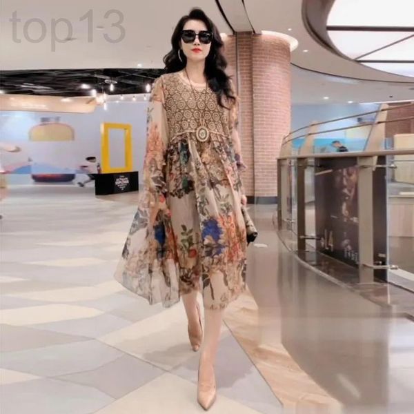 casual dresses designer spring long sleeved printed dress 2021 new style expensive lady slim large lace temperament medium length skirt is0j, Black;gray
casual dresses designer spring long sleeved printed dress 2021 new style expensive lady slim large lace temperament medium length skirt is0j, Black;gray