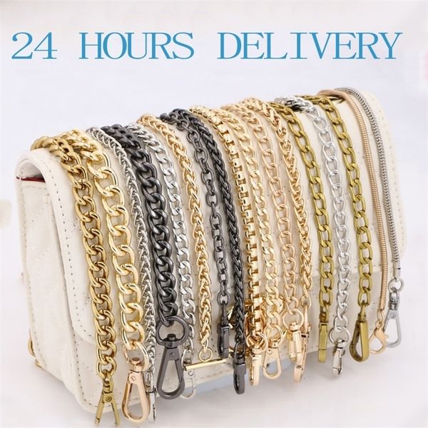metal bags diy handles crossbody accessories for handbag luxury brand detachable replacement purse chain strap 220810, Black
metal bags diy handles crossbody accessories for handbag luxury brand detachable replacement purse chain strap 220810, Black