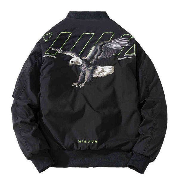 autumn winter pilot jacket men bomber jacket embroidery eagle baseball jacket mens fashion cool streetwear coat male hipster new t220816, Black;brown
autumn winter pilot jacket men bomber jacket embroidery eagle baseball jacket mens fashion cool streetwear coat male hipster new t220816, Black;brown