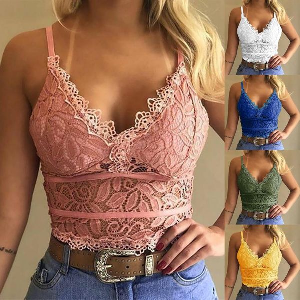 summer women lace camisole v neck tank underwear vest candy color bralette female lace underwears 3xl, White
summer women lace camisole v neck tank underwear vest candy color bralette female lace underwears 3xl, White