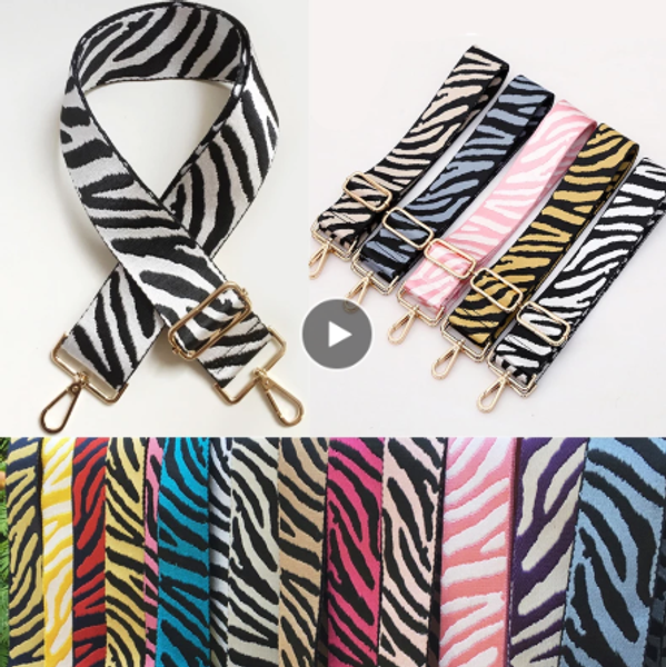zebra pattern bag strap women handbag belt wide shoulder bag strap replacement strap accessory bag part adjustable belt for bags, Black
zebra pattern bag strap women handbag belt wide shoulder bag strap replacement strap accessory bag part adjustable belt for bags, Black