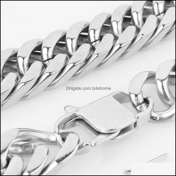 bangle bracelets jewelry stainless steel titanium double buckle necklace mens thick 17mm drop delivery 2021 uip4v, Black
bangle bracelets jewelry stainless steel titanium double buckle necklace mens thick 17mm drop delivery 2021 uip4v, Black