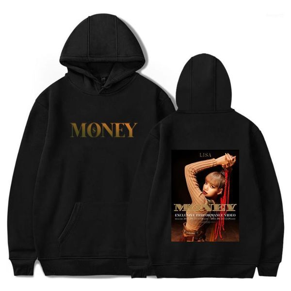 women's hoodies & sweatshirts lisa song money merch hoodie kpop cool printed lalisa sweatshirt casual streetwear for men and women, Black
women's hoodies & sweatshirts lisa song money merch hoodie kpop cool printed lalisa sweatshirt casual streetwear for men and women, Black