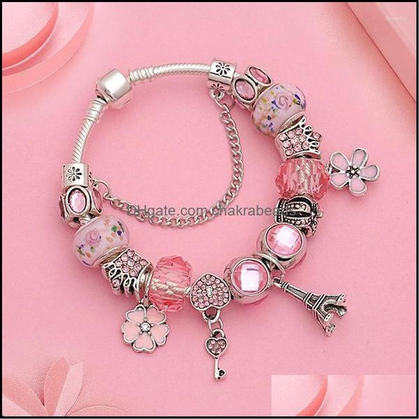 charm bracelets pink flower heart crown bracelet diy crystal bead for wom dheim, Golden;silver
charm bracelets pink flower heart crown bracelet diy crystal bead for wom dheim, Golden;silver