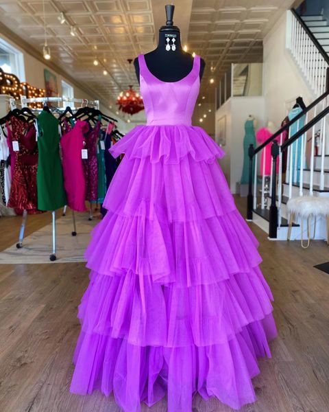 purple elegant prom dresses tiered ball gown sleeveless layer ruffles long mesh skirt female women evening party night dress, Black
purple elegant prom dresses tiered ball gown sleeveless layer ruffles long mesh skirt female women evening party night dress, Black