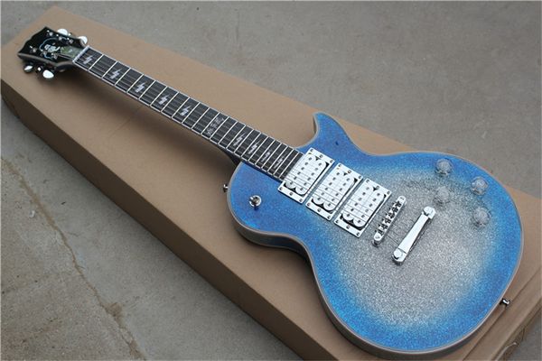 custom poker face ace frehley signature big sparkle metallic blue burst silver electric guitar 3 pickups, mirror truss rod cover
custom poker face ace frehley signature big sparkle metallic blue burst silver electric guitar 3 pickups, mirror truss rod cover