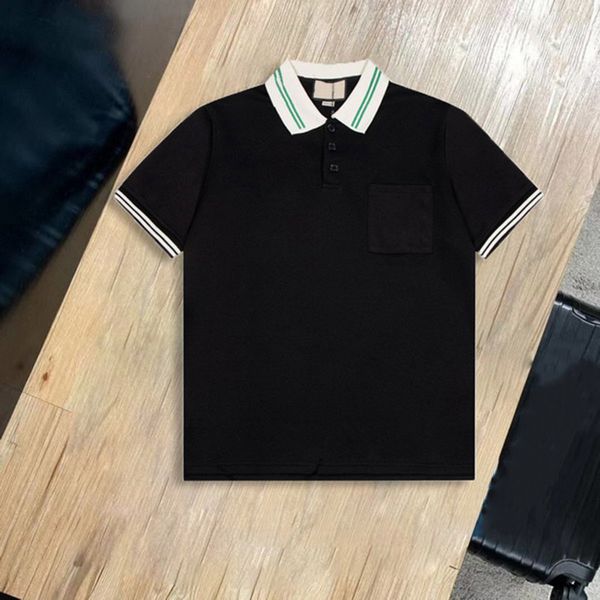 men polo shirts luxury cotton designer clothes fashion casual classic mens polo clothing lapel summer europe short sleeve tees womens design, White;black
men polo shirts luxury cotton designer clothes fashion casual classic mens polo clothing lapel summer europe short sleeve tees womens design, White;black