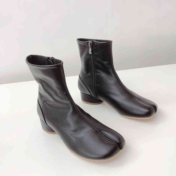 boots ins women's chelsea high heels short shoes tabi toe boots fall winter collection, Black
boots ins women's chelsea high heels short shoes tabi toe boots fall winter collection, Black