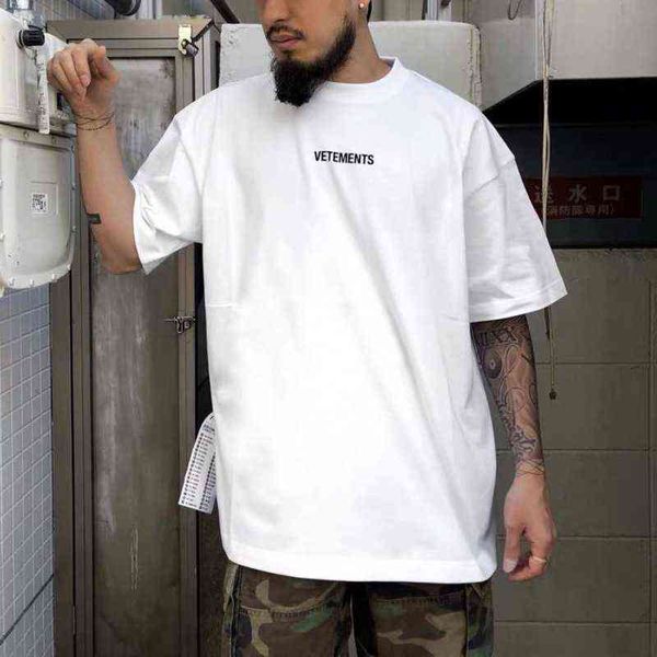 high version vetements short sleeve oversize loose large pure cotton printing fashion brand summer men's and women's t-shirt, White
high version vetements short sleeve oversize loose large pure cotton printing fashion brand summer men's and women's t-shirt, White