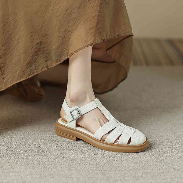 sandals summer soft bottom baotou thick heel flat low sandals simple french roman sandals 27ak, Black
sandals summer soft bottom baotou thick heel flat low sandals simple french roman sandals 27ak, Black