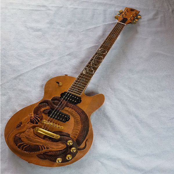 dragon relief version of 6-string electric guitar good workmanship good sound quality package mail home customizable
dragon relief version of 6-string electric guitar good workmanship good sound quality package mail home customizable