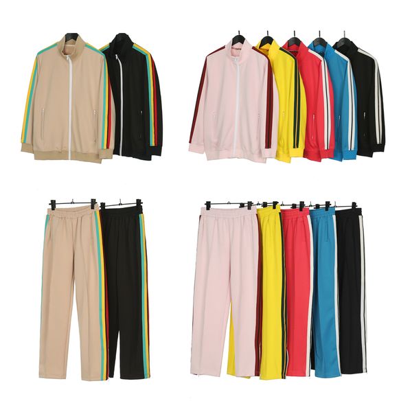 men's women's tracksuits luxury designer classic angel flocking print contrast zip-up jacket activewear set casual trousers pants, Gray
men's women's tracksuits luxury designer classic angel flocking print contrast zip-up jacket activewear set casual trousers pants, Gray