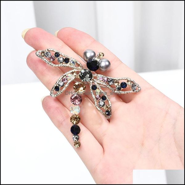 pins brooches jewelry big crystal dragonfly women alloy insects brooch pins gifts drop delivery 2021 dhcsh, Gray
pins brooches jewelry big crystal dragonfly women alloy insects brooch pins gifts drop delivery 2021 dhcsh, Gray