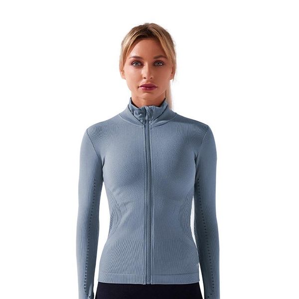 yoga outfit autumn and winter seamless cardigan women's sports zipper long sleeve shirts women workout clothing
yoga outfit autumn and winter seamless cardigan women's sports zipper long sleeve shirts women workout clothing