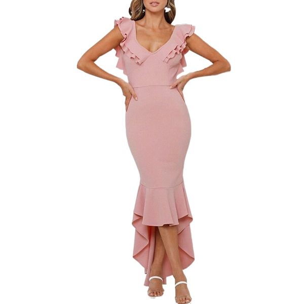 women's bodycon midi dress green black pink wine sleeveless pure color backless ruffle patchwork summer cold shoulder stylish elegant 2, Black;gray
women's bodycon midi dress green black pink wine sleeveless pure color backless ruffle patchwork summer cold shoulder stylish elegant 2, Black;gray