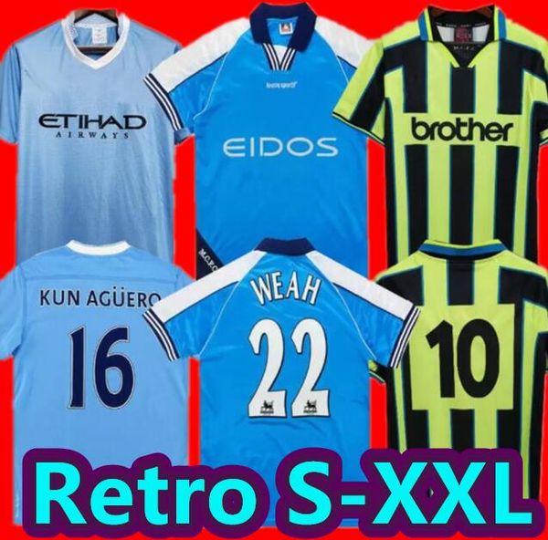 1972 1973 manchesters retro classic soccer jerseys 1998 1999 2011 2012 city 72 98 99 11 12 wembley clough kinkladze tevez kun aguero dzeko k, Black;yellow
1972 1973 manchesters retro classic soccer jerseys 1998 1999 2011 2012 city 72 98 99 11 12 wembley clough kinkladze tevez kun aguero dzeko k, Black;yellow
