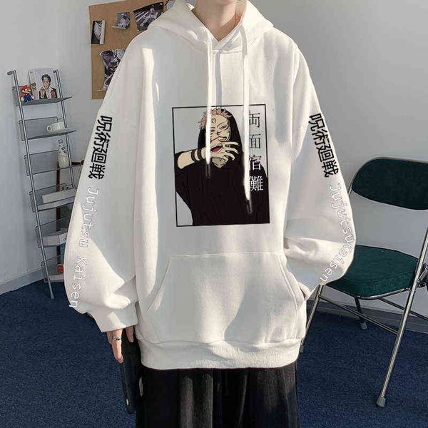 mens clothes hoodie casual pullovers hoodies sweatshirts funny anime jujutsu kaisen ryomen sukuna print cool hoodie anime y220702, Black
mens clothes hoodie casual pullovers hoodies sweatshirts funny anime jujutsu kaisen ryomen sukuna print cool hoodie anime y220702, Black