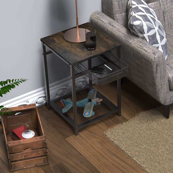 living room furniture end table with grid storage drawer nightstand sofa side table bedroom rustic brown
living room furniture end table with grid storage drawer nightstand sofa side table bedroom rustic brown