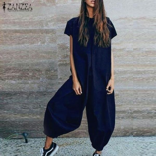 jumpsuit zanzea overalls for women long jumpsuits ladies elegant long pants playsuit plus size rompers jumpsuit y200106, Black;white
jumpsuit zanzea overalls for women long jumpsuits ladies elegant long pants playsuit plus size rompers jumpsuit y200106, Black;white