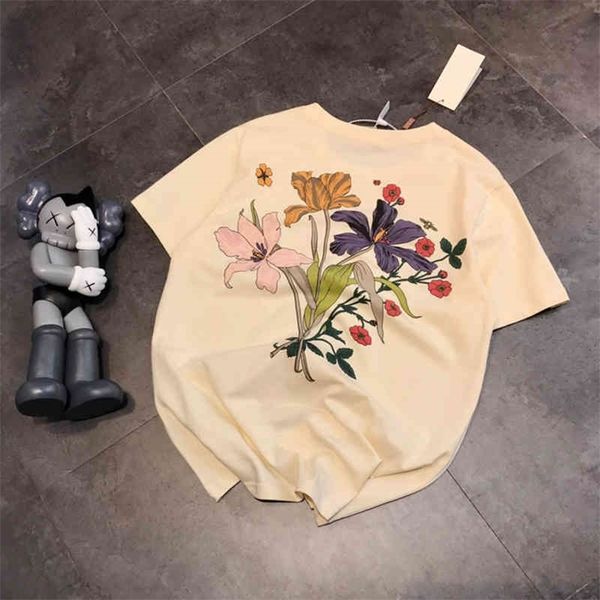 2022 new special offer model flower letter printing t-shirt female spring and summer couple round neck casual loose half sleeve bottomed shi, White
2022 new special offer model flower letter printing t-shirt female spring and summer couple round neck casual loose half sleeve bottomed shi, White